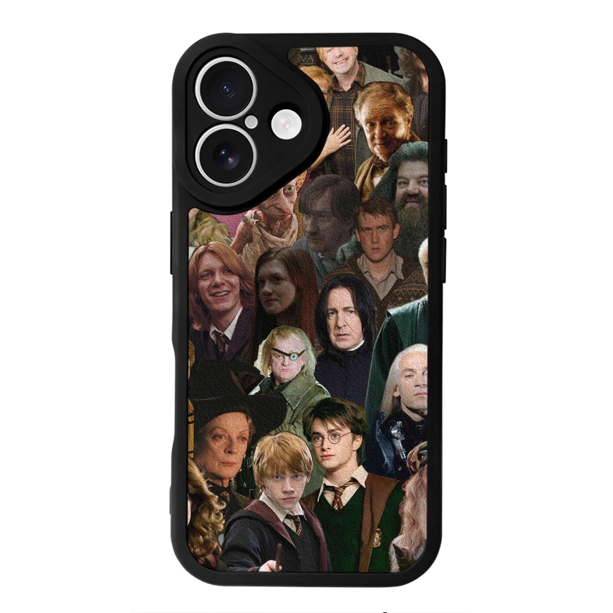 （画像用） Harry Potter ハリー・ポッターシリーズ 【iPhone 16シリーズ対応】シリコンスマホケース（レザー調） 材質：シリコン